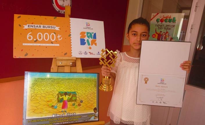 7. sınıf öğrencisi Türkiye birincisi oldu