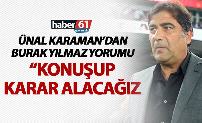Ünal Karaman: “2 puanı kayıp olarak görüyorum”