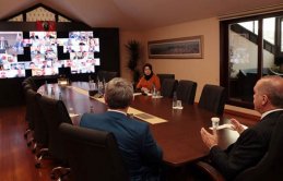 Cumhurbaşkanı Erdoğan hepsiyle görüştü