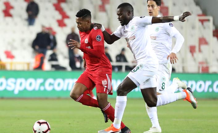 Sivasspor ile Konyaspor berabere