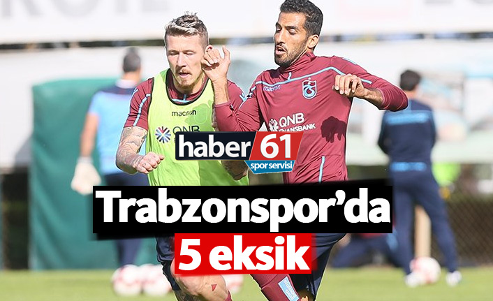 Trabzonspor, Yeni Malatyaspor maçı hazırlıklarını eksik kadroyla sürdürdü
