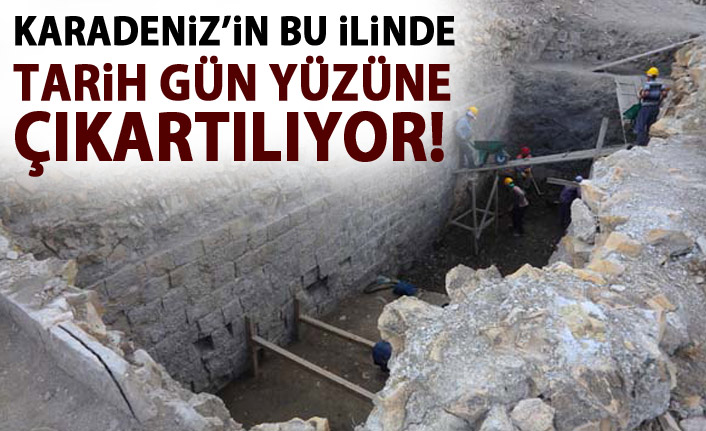 Bayburt Kalesi'nde tarih gün yüzüne çıkıyor