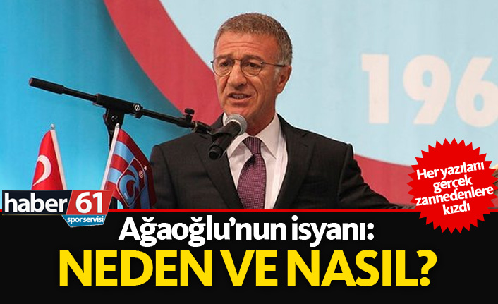 Ağaoğlu’nun isyanı: Her çıkan habere neden inanıyorsunuz