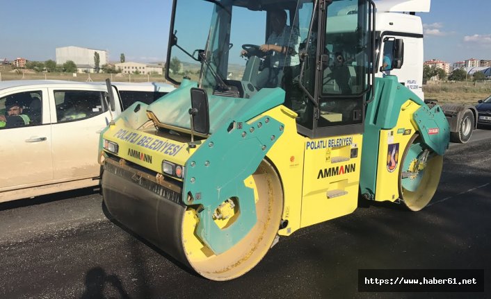 Silindir altında kalan işçinin feci ölümü