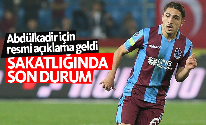 Abdülkadir Ömür için açıklama geldi!