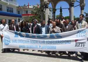 KESK gözaltılara protesto