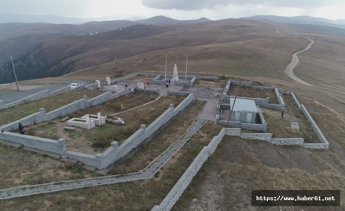 Trabzon'daki bu yaylanın her tarafında şehitlik var