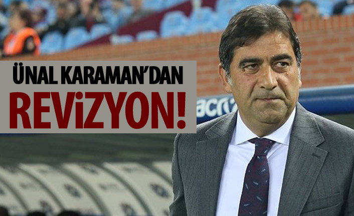 Trabzonspor kadrosunda revizyon