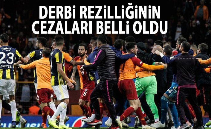 Fenerbahçe ve Galatasaray'ın cezaları belli oldu
