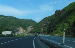 Trabzon'da Maçka yolunda çalışma