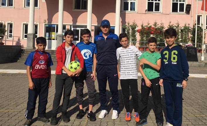 Trabzon'da antrenörler okul okul geziyor