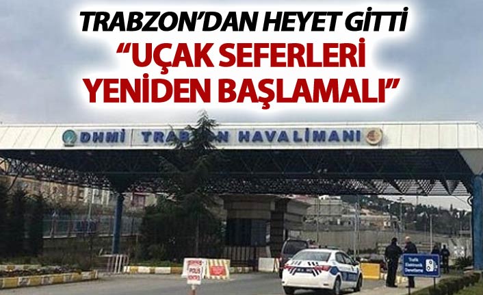 Trabzon heyeti Kıbrıs'ta - "Uçak seferleri yeniden başlamalı"