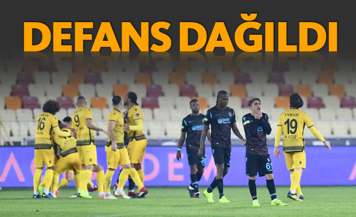 Trabzonspor'un defansı dağıldı