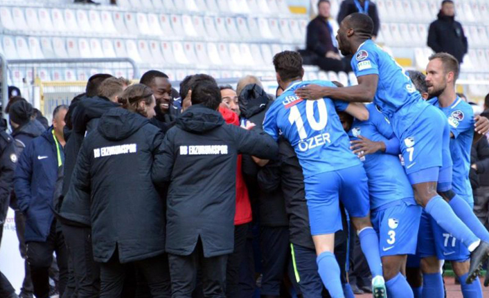 BB Erzurumspor, Göztepe karşısında şanslı