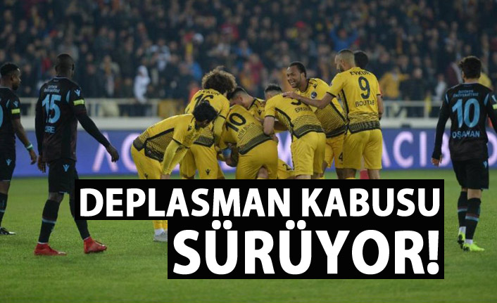 Trabzonspor'un deplasman'da 12 haftada5 puan topladı. 11-11-2018