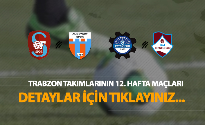 TFF 3. Lig'de Trabzon takımlarının Pazar mesaisi | Karşılaşmaların detayları...