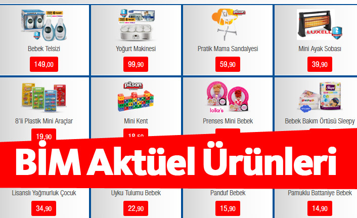 Bim Aktüel Ürünler 16 Kasım Kataloğu - Bim'de bu hafta neler var