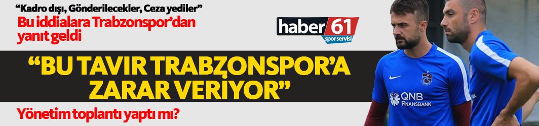 Trabzonspor'dan açıklama geldi; Burak ve Onur için toplantı yapıldı mı?