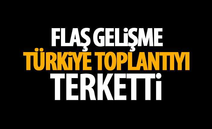 Türkiye masadan kalktı!