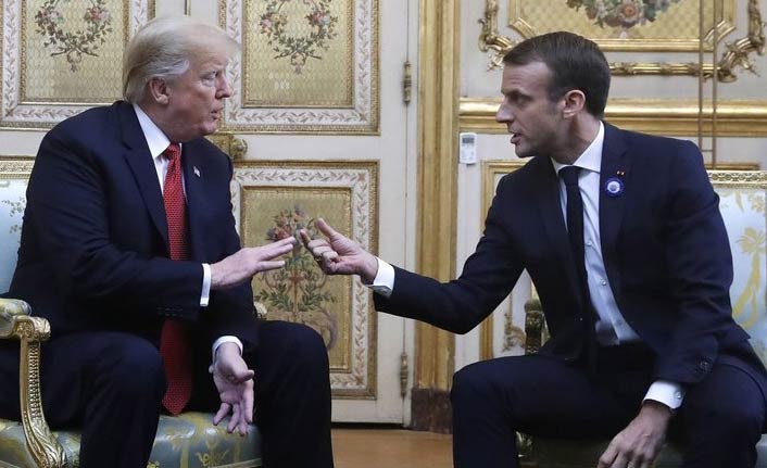 Trump'tan Macron'a çok sert Avrupa Ordusu tepkisi!