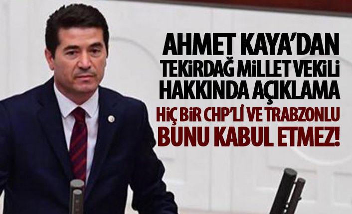 Ahmet Kaya'dan İlhami Özcan Aygün açıklaması