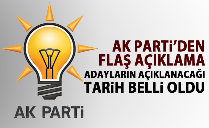 Ak Parti'den flaş yerel seçim açıklaması