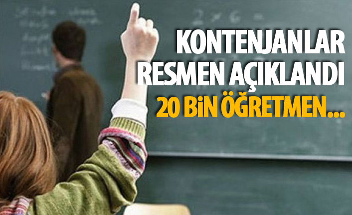 Sözleşmeli öğretmen atamaları için kontenjan ve taban puanlar açıklandı