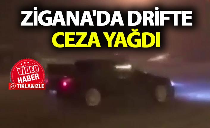 Zigana'da drifte ceza yağdı. 17.11.2018