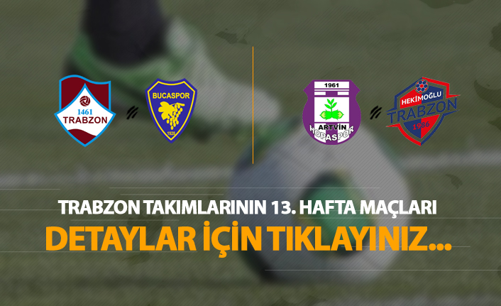 TFF 3. Lig Trabzon takımlarının Pazar mesaisi| Karşılaşmanın detayları...