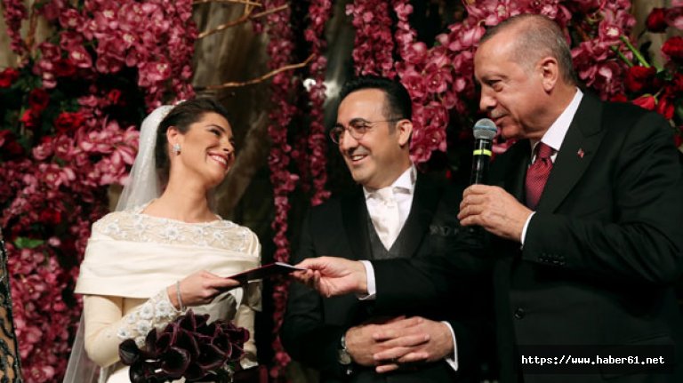 Cumhurbaşkanı Erdoğan nikah şahidi oldu