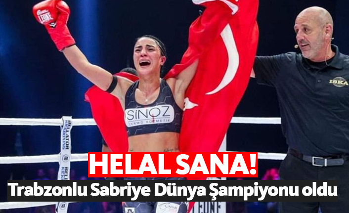 Trabzonlu Sabriye Şengül Dünya Şampiyonu oldu