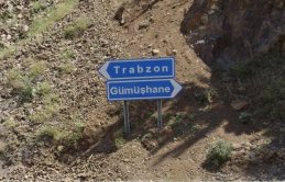 Trabzon Gümüşhane yolunda çalışma - 22.11.2018