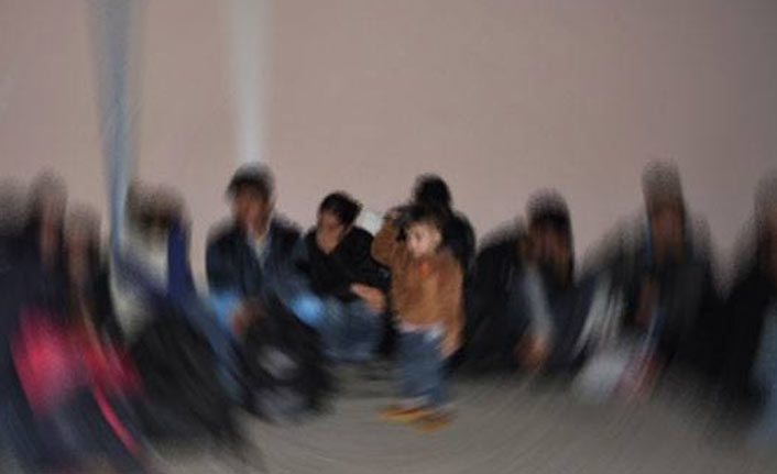 Kırklareli'nde jandarma tarafından 65 kaçak göçmen yakalandı