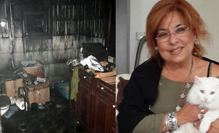 Ütüden çıkan yangın panik dolu anlar yaşattı