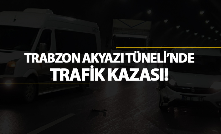 Akyazı Tüneli'nde kaza!
