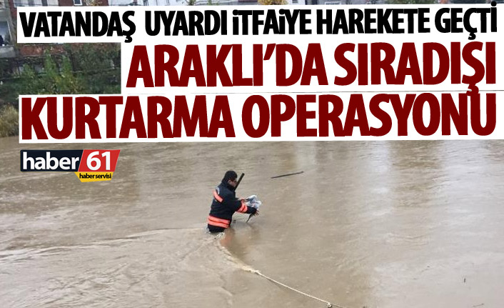 İtfaiye ekiplerinden alkışlanacak hareket
