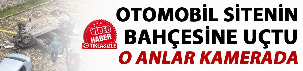 Trabzon'da otomobil duvardan uçtu: 2 yaralı