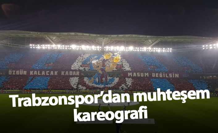 Maç öncesi muhteşem kareografi!