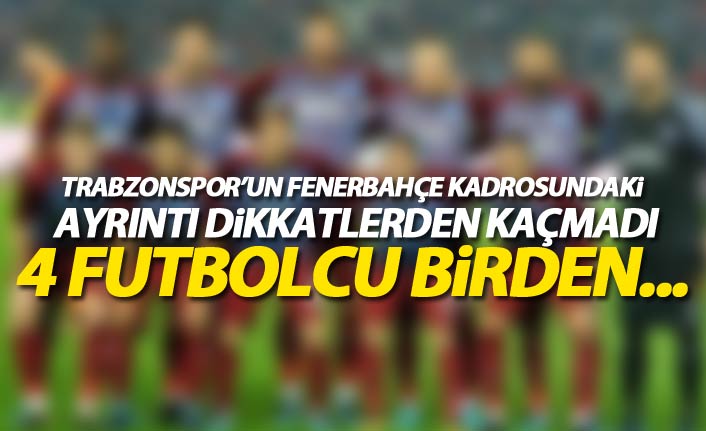 Trabzonspor'da alt yapıdan 4 oyuncu