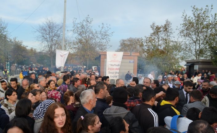 Bedava balık izdiham yarattı