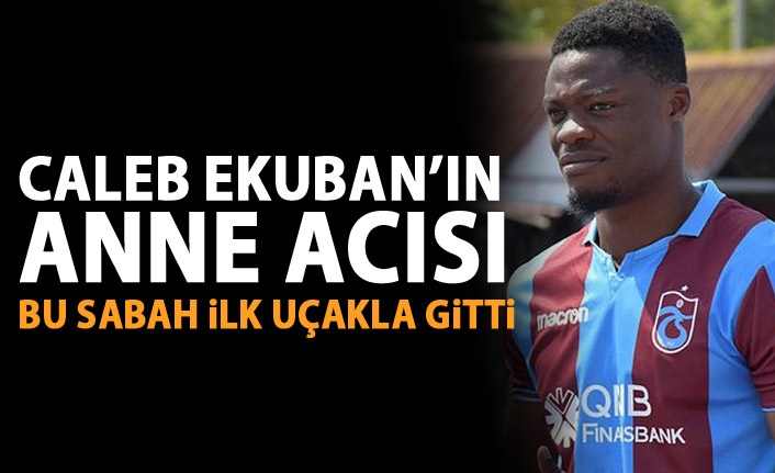 Trabzonsporlu futbolcunun acı günü