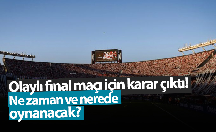 Olaylı maç için karar çıktı!