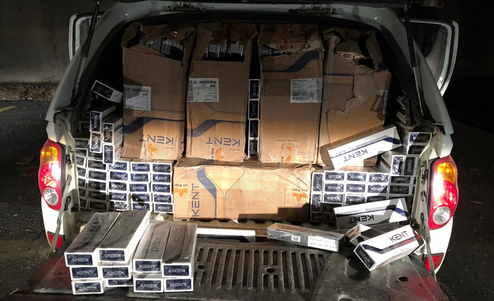 20 bin paket kaçak sigara ele geçirildi