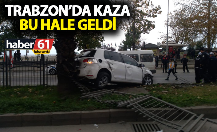 Trabzon'da kaza - Refüje çıktı