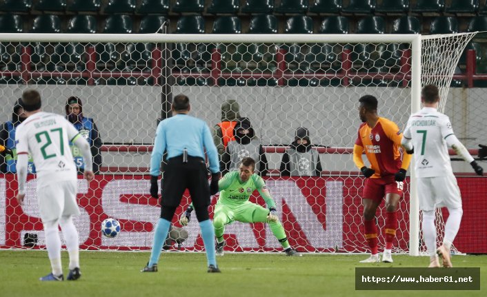 Galatasaray gruptan çıkamadı