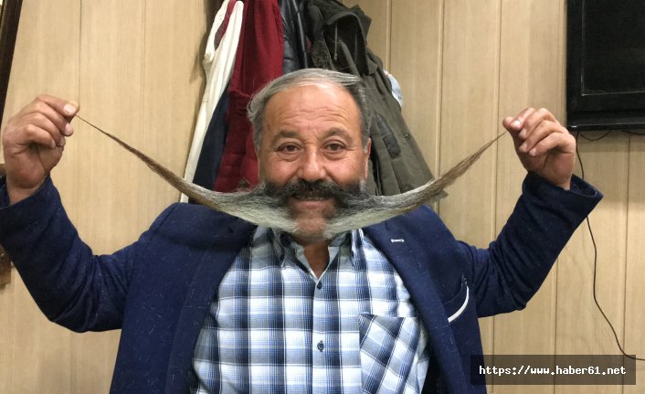 Bıyıklarıyla rekorlar kitabına aday