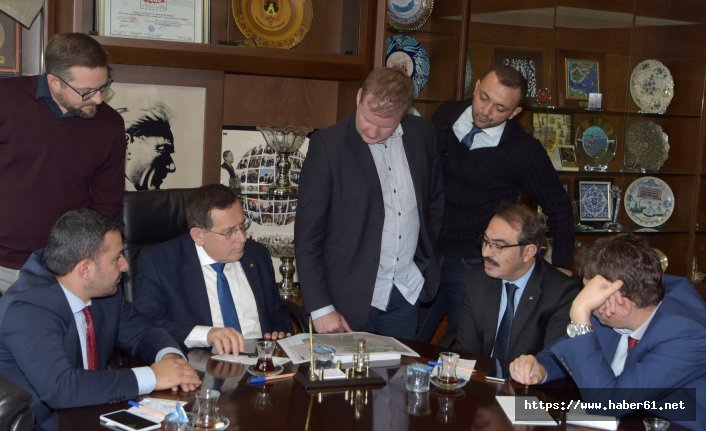 Trabzon'da kış turizmi olanaklarını araştırmak için geldiler