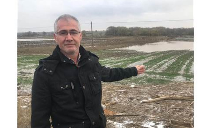 Edirne'de sel felaketi