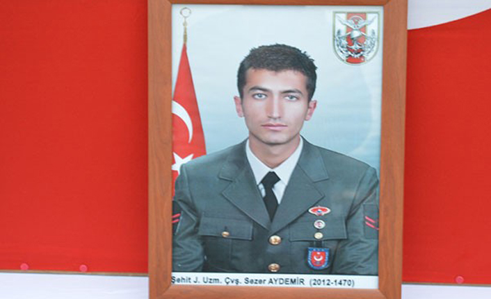 Şehit olduğu okula adı verildi