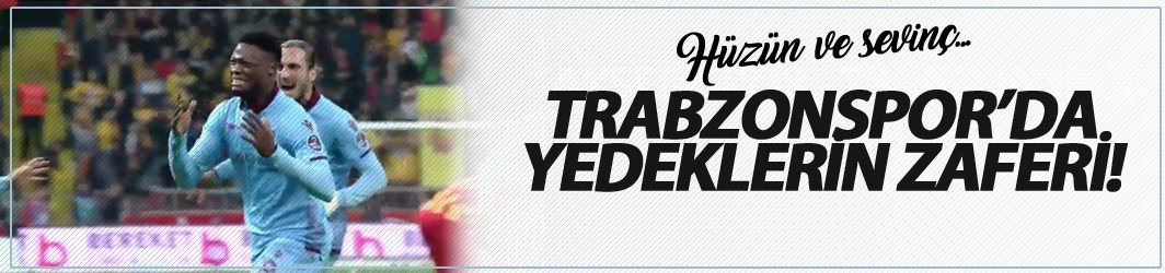 Trabzonspor Kayseri’de kazandı: Ekuban ve Amiri’den duygulu goller